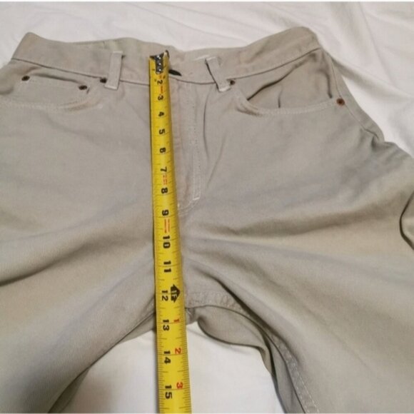 Vintage Levi's 505 Regular Fit Straight Leg Tan Chinos 32x34 - Picture 3 of 9